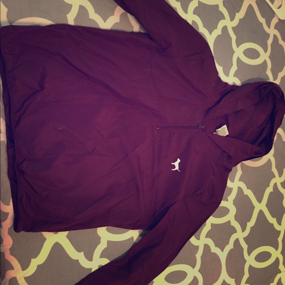 Victoria secret pink windbreaker pull over